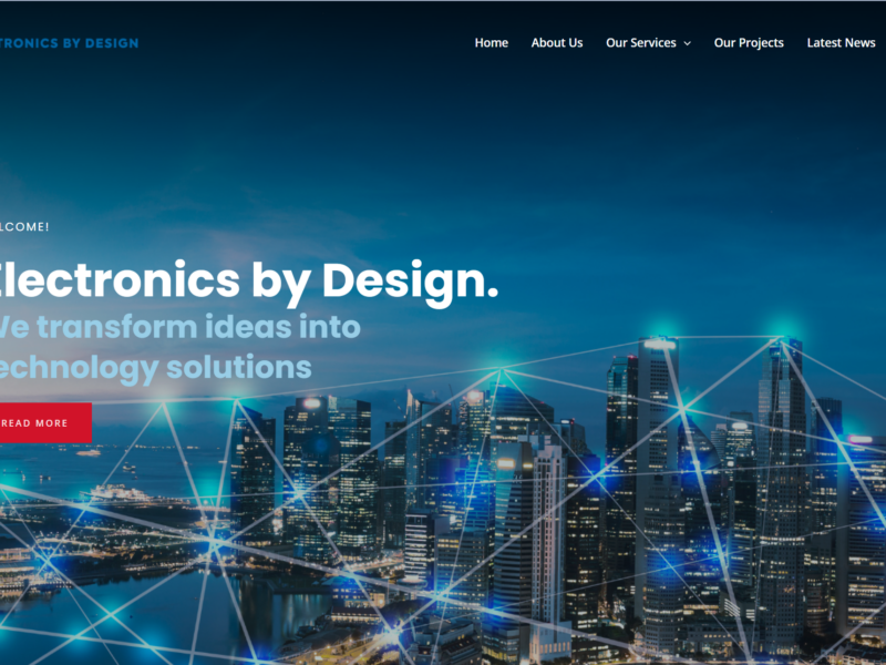 Electronics By Design Launches New Website